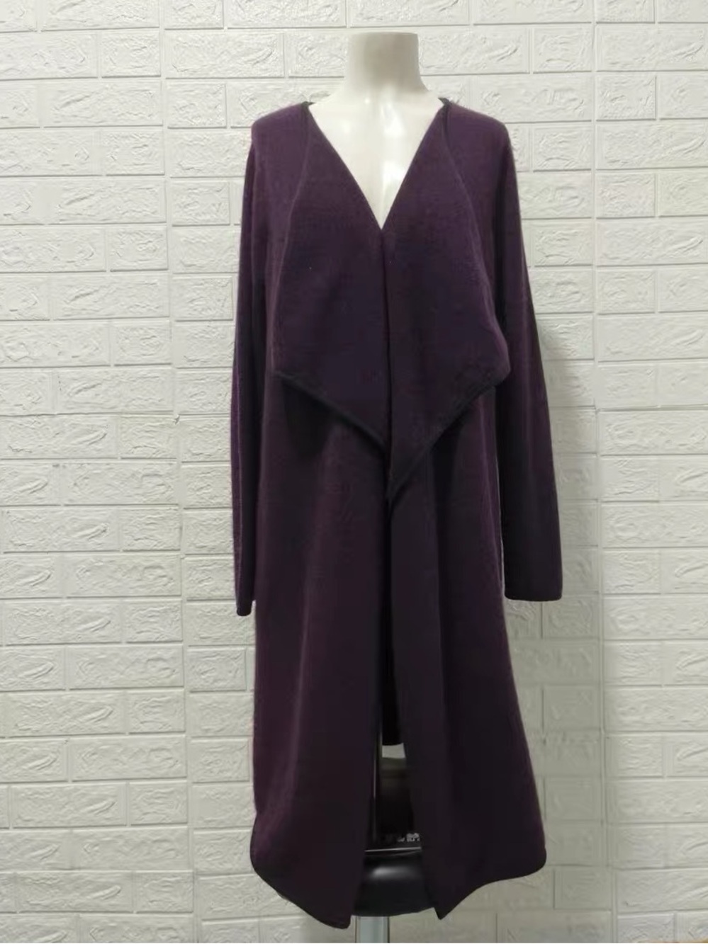 JCLP Women’s 100% Cashmere Coat Deep Plum